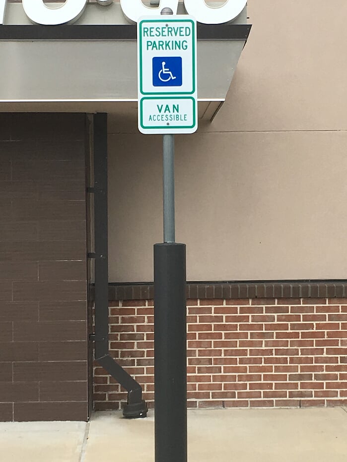 Metal Signage Handicap Parking Sign - Clegg, NC